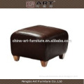 Wooden furniture leather stool